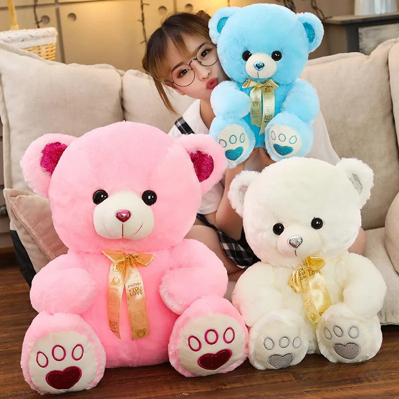 Big Teddy Bear Plush Toy - Cute Stuffed Bear Doll for Kids and Birthdays