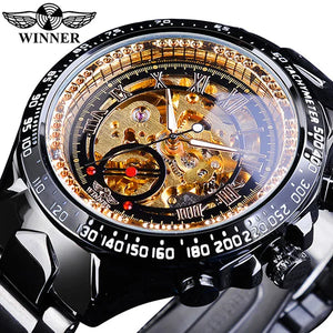 Mechanical Sport Skeleton Watch – Automatic Luxury Design for Men