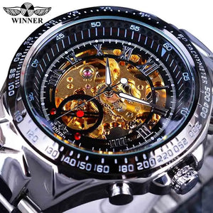 Mechanical Sport Skeleton Watch – Automatic Luxury Design for Men