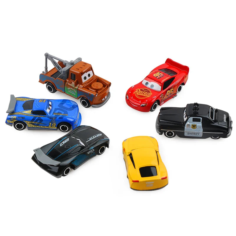 7PCS Disney Pixar Cars 3 Lightning McQueen Diecast Metal Toy Set