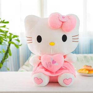 Hello Kitty Plush Doll – Heart Hugging Kitty Cat Toy | Sanrio Figure for Girls