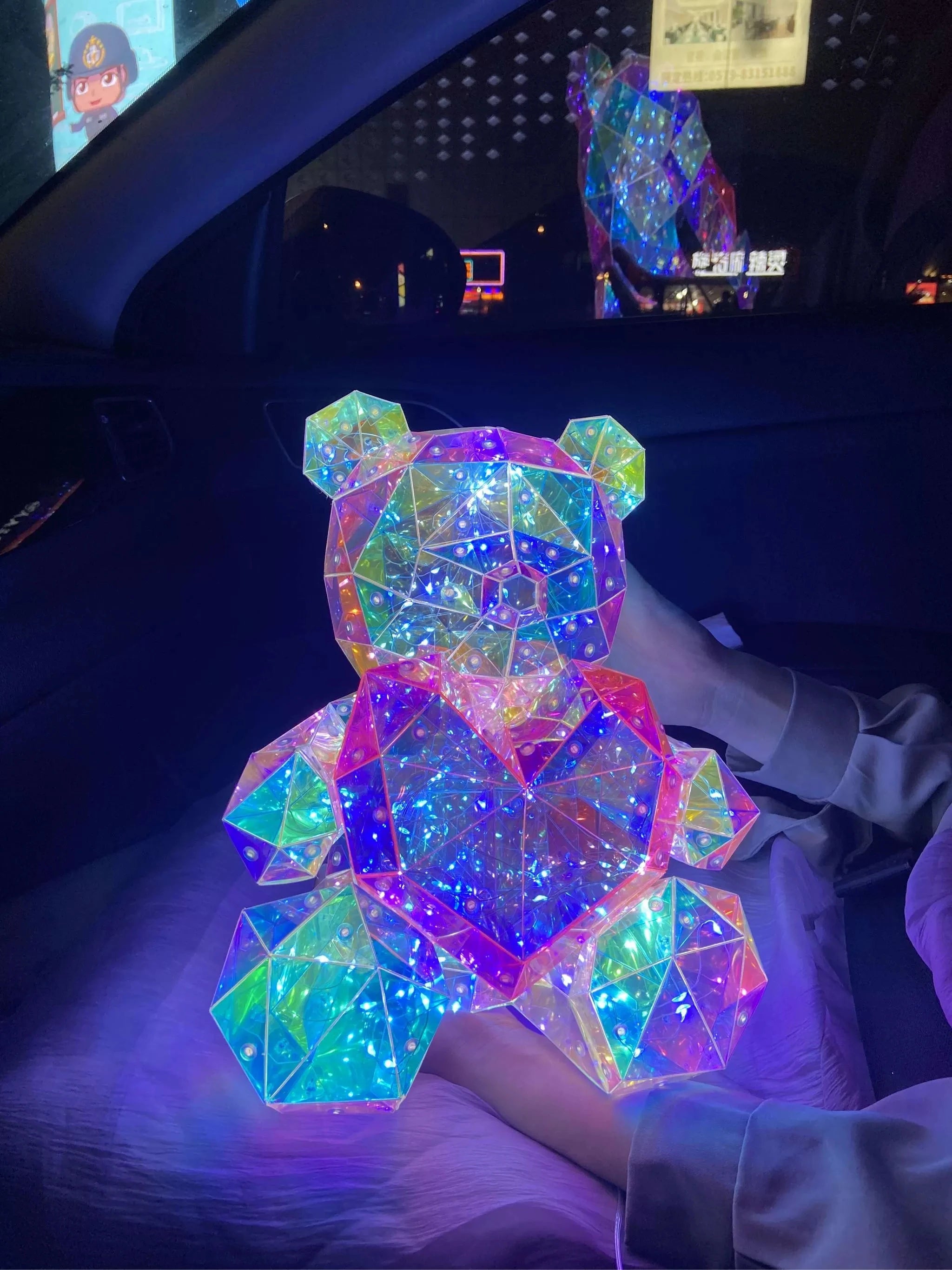 Glowing 30cm Teddy Bear with Gift Box