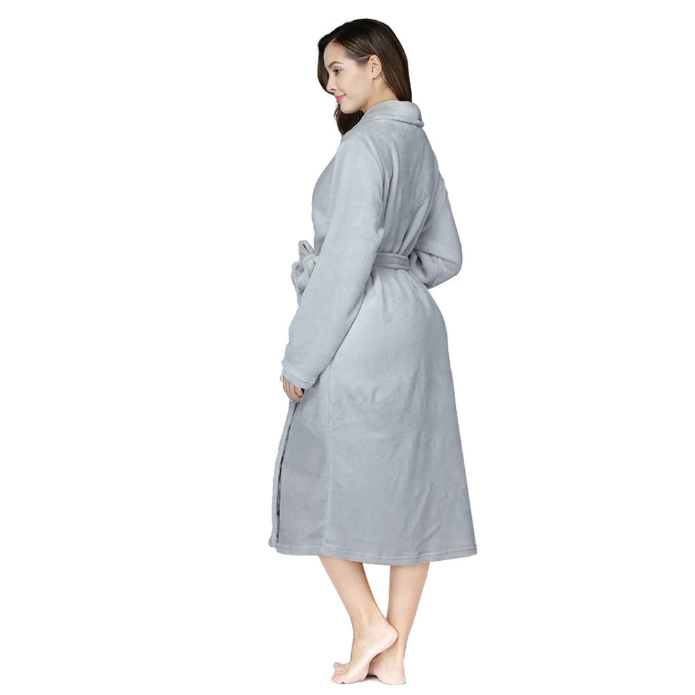 Women's Plush Bathrobe | Warm & Stylish Winter Robes