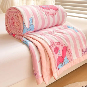 2024 Sanrio Air Conditioner Quilt – Kuromi & Hello Kitty Nap Blanket