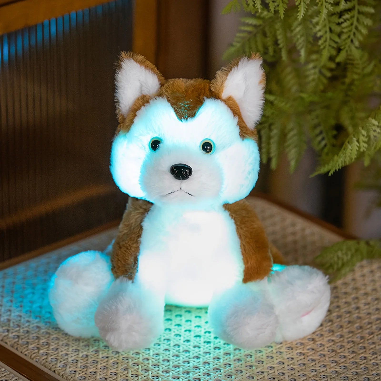 Glow-In-The-Dark Puppy Plush Toy – Night Light Cuddly Dog for Kids