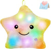 34CM Luminous Star Plush Pillow with LED Light – Soft Stuffed Toy Cushion for Kids, Children, and Girls – Perfect Gift for Christmas & Birthdays