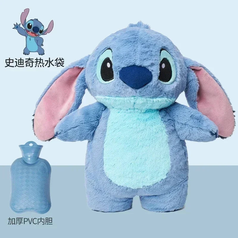 Stitch, Angel, Lotso, Pooh Plush Hand Warmer Hot Water Bottle – Perfect Gift for Girls