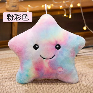 LED Glowing Star Plush Toy – Soft Pillow Doll for Kids & Home Decor