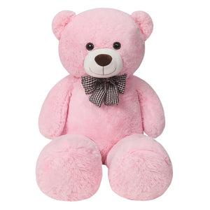 Giant 105cm Soft Teddy Bear Plush Toys - White, Pink, Brown - Super Big Hugging Pillow Animal Cushion for Children