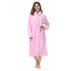 Women's Plush Bathrobe | Warm & Stylish Winter Robes