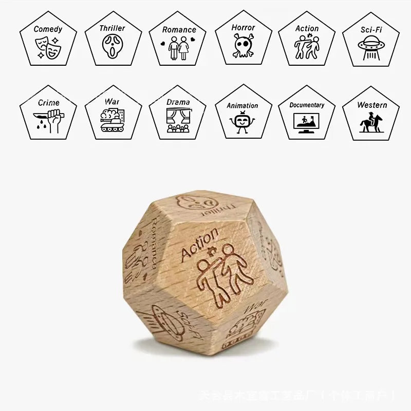 Dice for Couples – Food Decision Dice Game | Perfect Gift for Him & Her