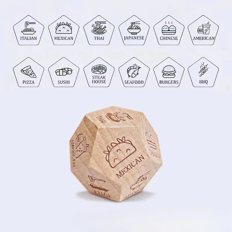 Dice for Couples – Food Decision Dice Game | Perfect Gift for Him & Her