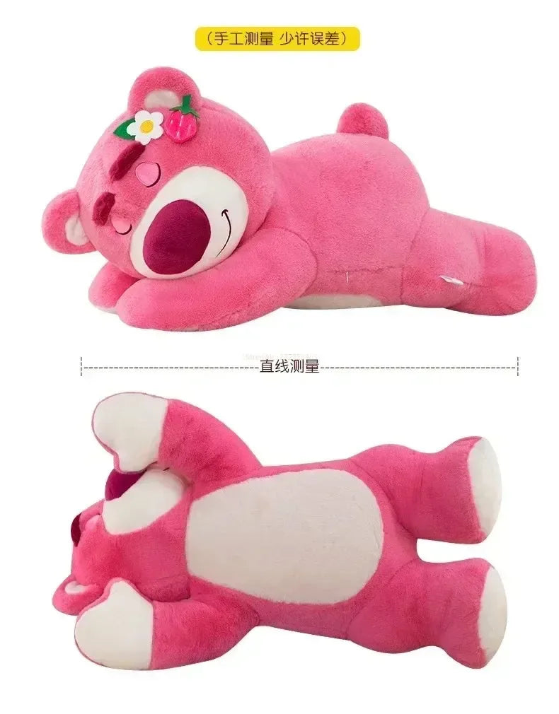 40cm Disney Strawberry Bear Plush Toy - Cute Kawaii Cartoon Pillow for Girls, Kids, and Anime Lovers - Perfect Gift for Any Occasion