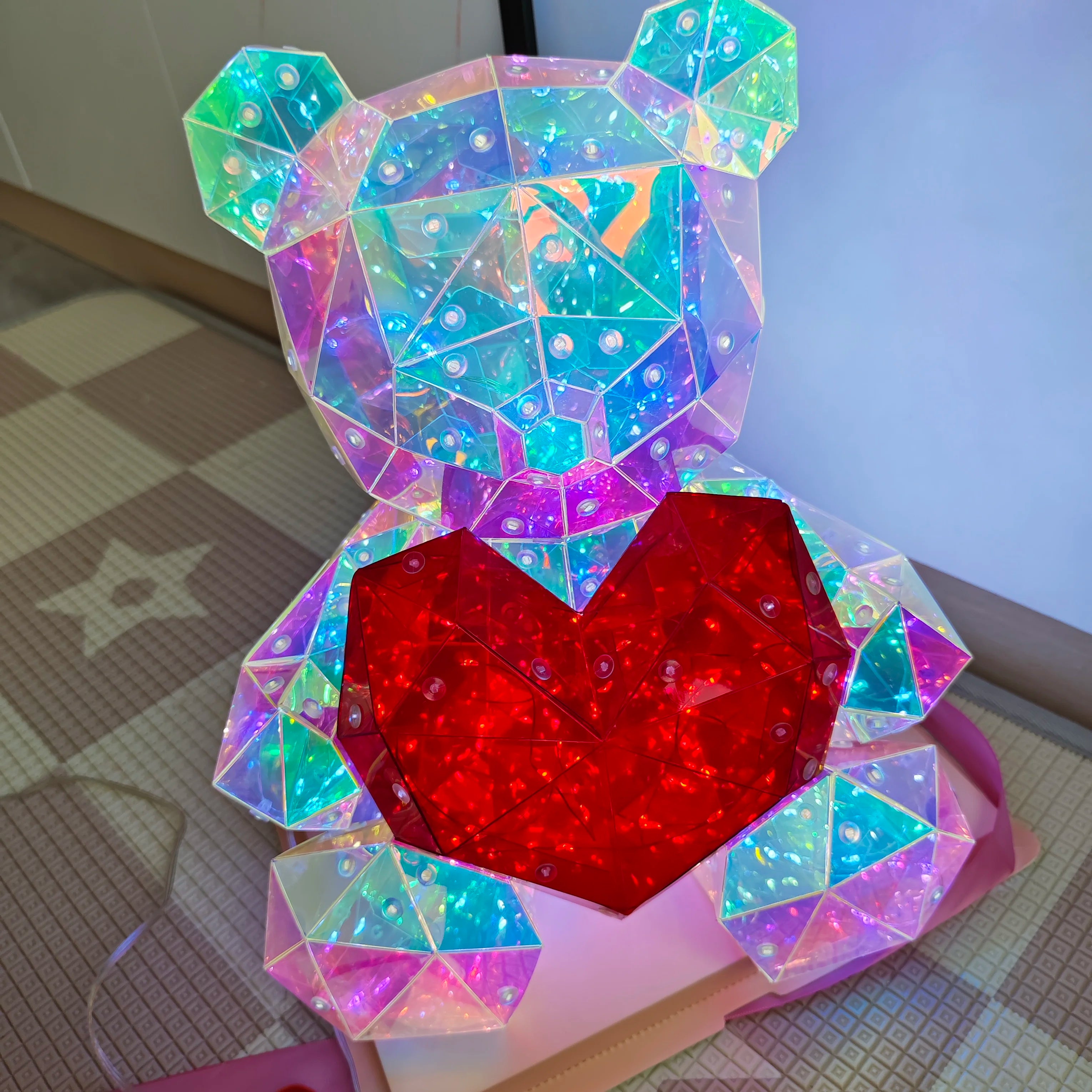 Glowing 30cm Teddy Bear with Gift Box