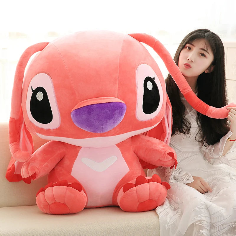 Large Stitch Plush Toy - Stuffed Doll 35-65cm - Cute Anime Gift for Kids & Fans