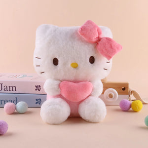 22cm Sanrio Hello Kitty & Kuromi Plush Pillow – Soft Stuffed Toy for Girls (My Melody & Cinnamoroll Options)