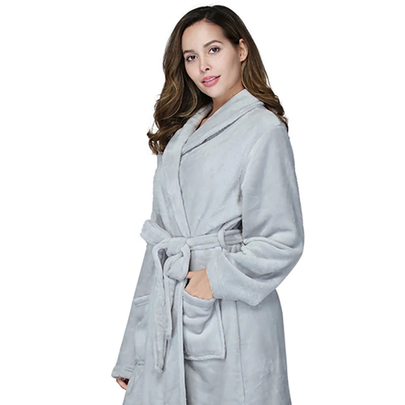 Women's Plush Bathrobe | Warm & Stylish Winter Robes