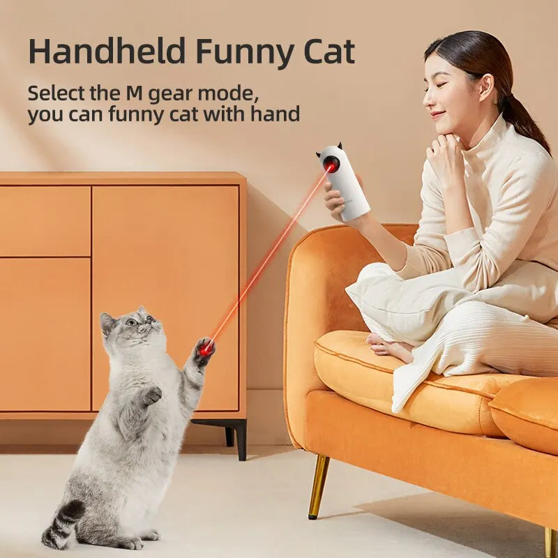 Automatic Cat Toy - Interactive LED Laser Toy for Cats & Dogs