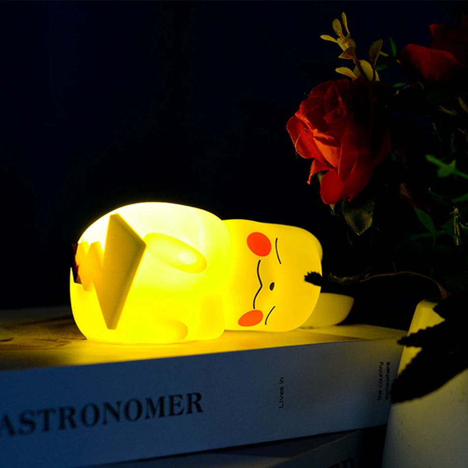 12cm Pikachu Night Light – Cute Pokemon LED Bedside Lamp for Kids & Gifts