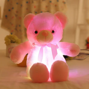 Luminous LED Teddy Bear Stuffed Animal – Glowing Plush Toy for Kids, Christmas Gift, 32-75CM Sizes