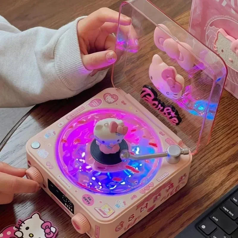 Hello Kitty Bluetooth Speaker – Kawaii RGB Light Portable Anime Accessory for Girls