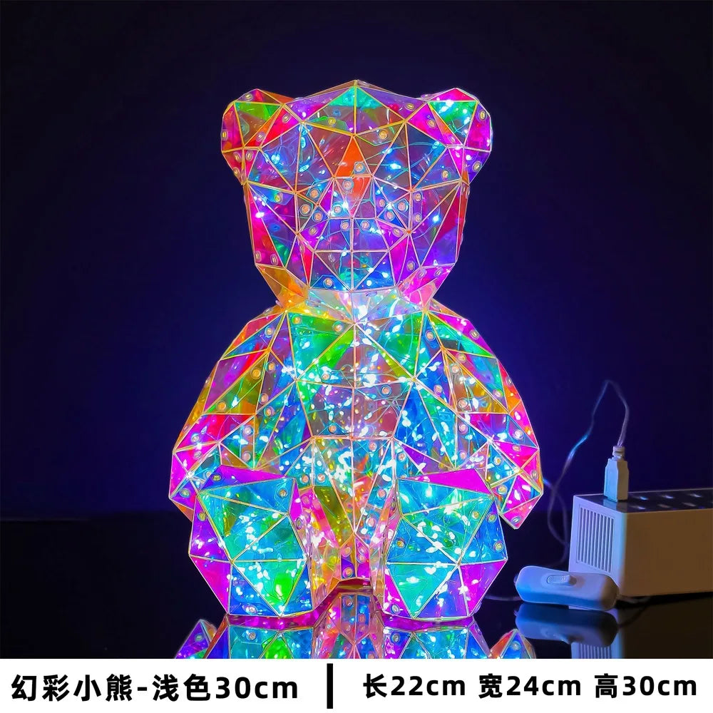 Glowing 30cm Teddy Bear with Gift Box