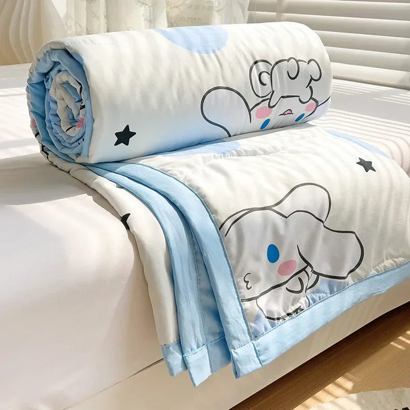 2024 Sanrio Air Conditioner Quilt – Kuromi & Hello Kitty Nap Blanket