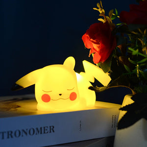 12cm Pikachu Night Light – Cute Pokemon LED Bedside Lamp for Kids & Gifts