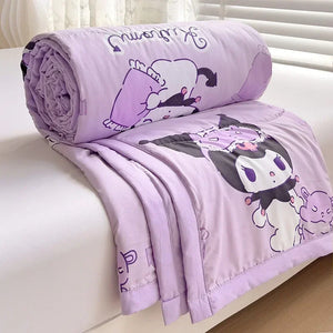 2024 Sanrio Air Conditioner Quilt – Kuromi & Hello Kitty Nap Blanket