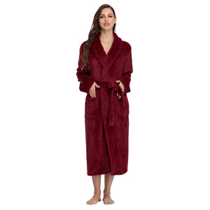 Women's Plush Bathrobe | Warm & Stylish Winter Robes