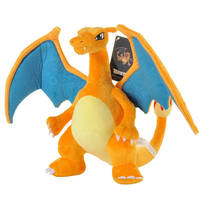 Shiny Charizard Plush Toy Stuffed Animal, Game for Collectible Soft Cartoon Plushies for Gift Cute Cartoon Character 12 Inch