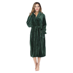 Women's Plush Bathrobe | Warm & Stylish Winter Robes