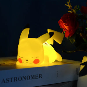 12cm Pikachu Night Light – Cute Pokemon LED Bedside Lamp for Kids & Gifts