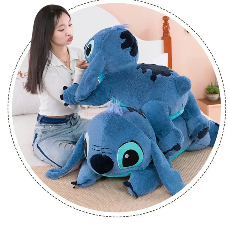 Lilo & Stitch Plush Doll - Soft Disney Stuffed Toy 45/60/80cm - Cute Cuddle Pillow for Kids & Fans