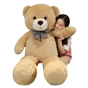 Giant 105cm Soft Teddy Bear Plush Toys - White, Pink, Brown - Super Big Hugging Pillow Animal Cushion for Children