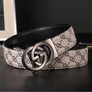 Luxury Genuine Leather Belt for Men & Women - Designer Style, Fashion Business Belt with Durable Buckle