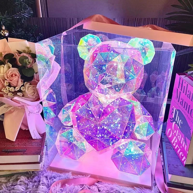 Glowing 30cm Teddy Bear with Gift Box