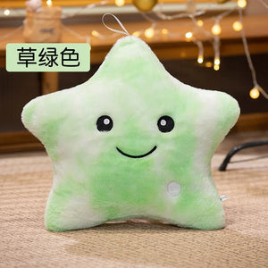 LED Glowing Star Plush Toy – Soft Pillow Doll for Kids & Home Decor