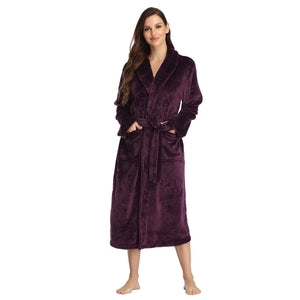 Women's Plush Bathrobe | Warm & Stylish Winter Robes