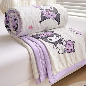 2024 Sanrio Air Conditioner Quilt – Kuromi & Hello Kitty Nap Blanket