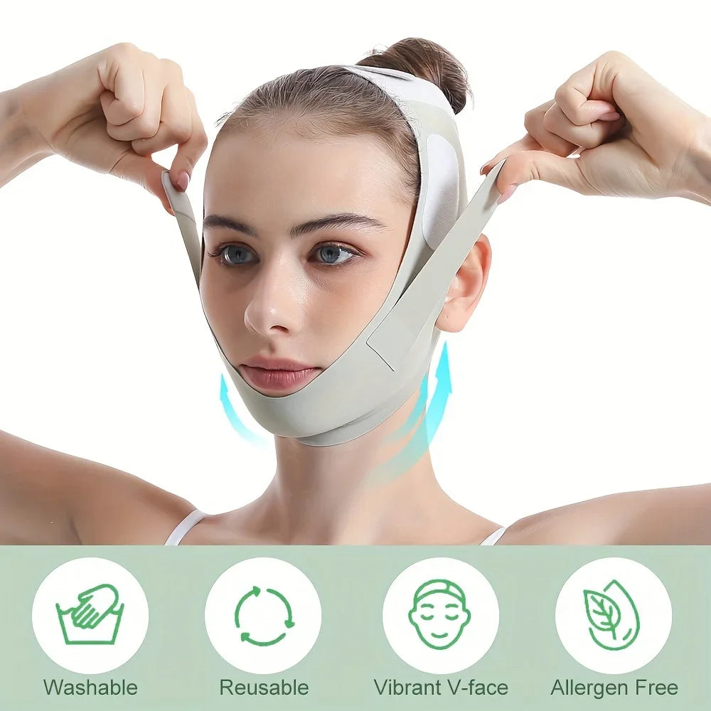 Reusable Face Slimming Bandage | V-Line Face Shaper & Chin Cheek Lift