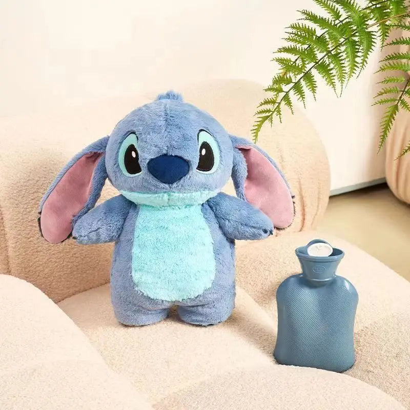 Stitch Plush Hot Water Bottle for Cramps & Pain Relief - Christmas Gift